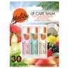 Malibu Lip Care Balm Spf 30 - 3pk 2 Malibu Lip Care Balm Spf 30 - 3pk -Health And Beauty Stores 281330 malibu lip care 3 pack factor 30 watermelon mint vanilla blister pack