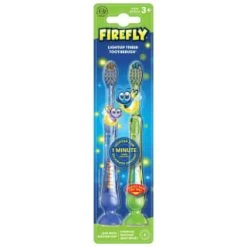 B&M Firefly Light Up Timer Toothbrush 2pk