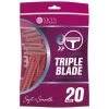 Skin Techniques Ladies Triple Blade Disposable Razors 20pk -Health And Beauty Stores 311287 skin techniques ladies triple blade disposable razors 20pk s