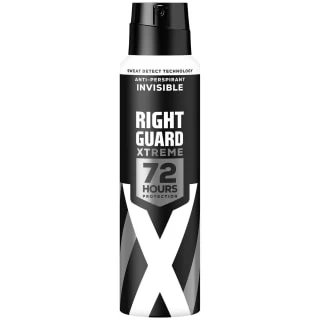 Right Guard Men's Xtreme Invisible Deodorant 150ml 3 Right Guard Men's Xtreme Invisible Deodorant 150ml