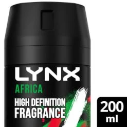Lynx Deodorant Bodyspray - Africa 200ml -Health And Beauty Stores 332836 lynx africa body spray 200ml 2