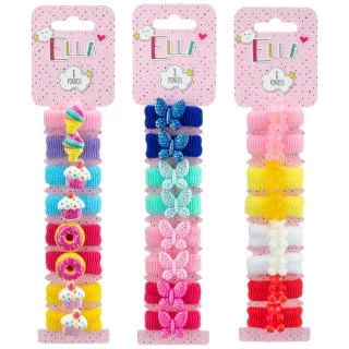 Ella Hair Ponios 8pk - Sweet Treats 4 Ella Hair Ponios 8pk - Sweet Treats - Image 2