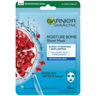 Garnier SkinActive Moisture Bomb Tissue Mask - Pomegranate 3 Garnier SkinActive Moisture Bomb Tissue Mask - Pomegranate