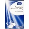 B&M Paracetamol Effervescent Tablets 24pk -Health And Beauty Stores 355316 24 tablets max effervescent paracetamol 500mg