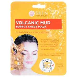 B&M Volcanic Mud Bubble Sheet Mask 25ml 3 B&M Volcanic Mud Bubble Sheet Mask 25ml