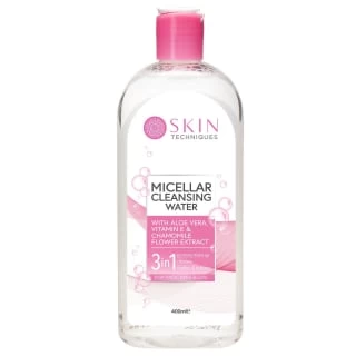 Skin Techniques Cleansing Micellar Water 400ml 3 Skin Techniques Cleansing Micellar Water 400ml