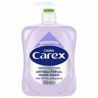 Carex Derma Care Antibacterial Sensitive Hand Wash 500ml 3 Carex Derma Care Antibacterial Sensitive Hand Wash 500ml