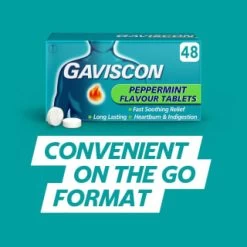 Gaviscon Chewable Tablets 48pk - Peppermint -Health And Beauty Stores 379273 gaviscon 48 chewable tablets peppermint 6