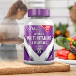 B&M Vital Vitamins Women's Multi Vitamins & Minerals 60pk -Health And Beauty Stores 380958 vital vitamins womens multi vitamins minerals 60 tablets