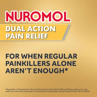 Nuromol Dual Action Pain Relief 200mg/500mg Tablets 6pk 8 Nuromol Dual Action Pain Relief 200mg/500mg Tablets 6pk - Image 6