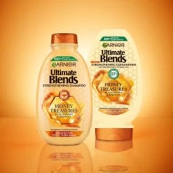 Garnier Ultimate Blends Conditioner 400ml - Honey Treasures -Health And Beauty Stores 395935 395937 gernier ulimate blends shampoo and conditioner honey treasures